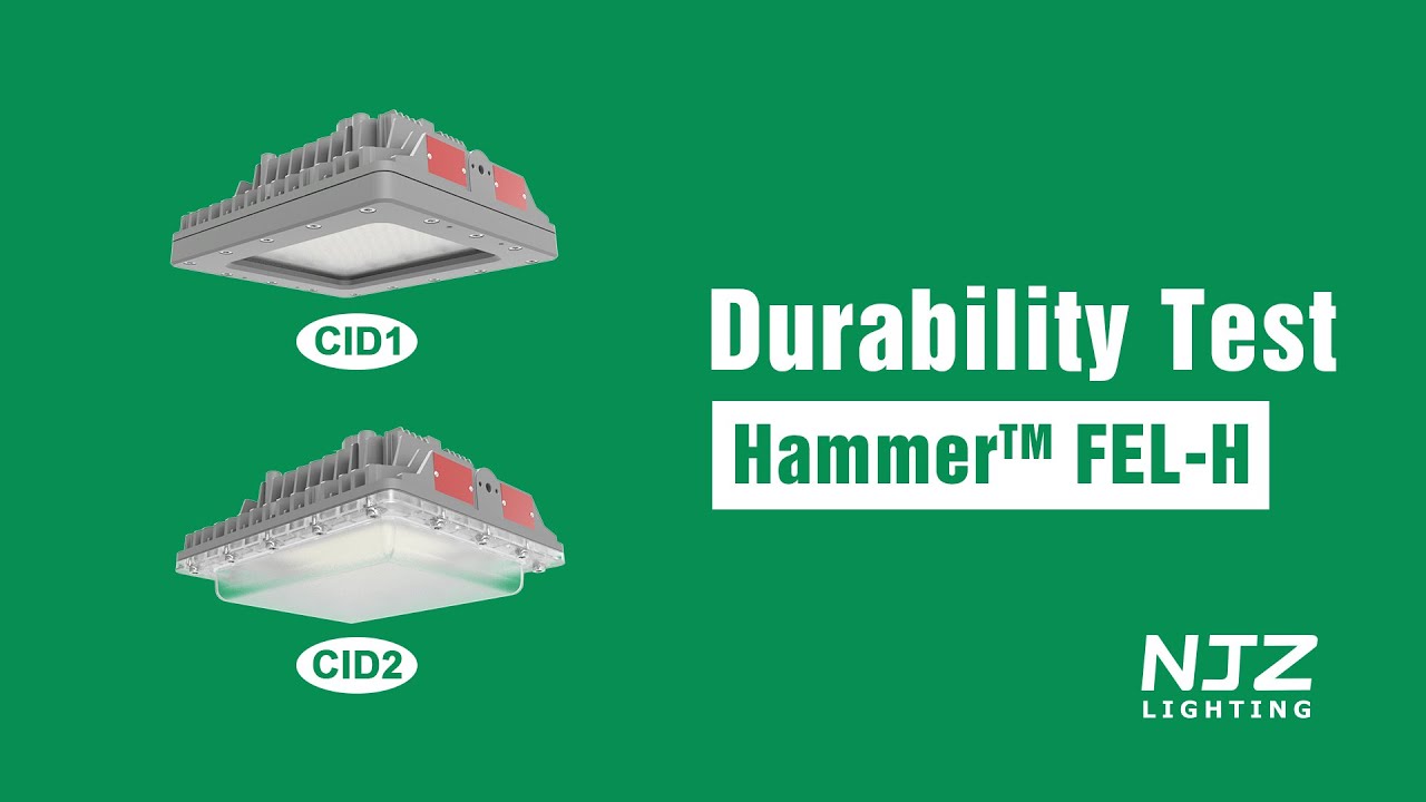 Hazloc Lighting Hammer FEL-H Durability Test